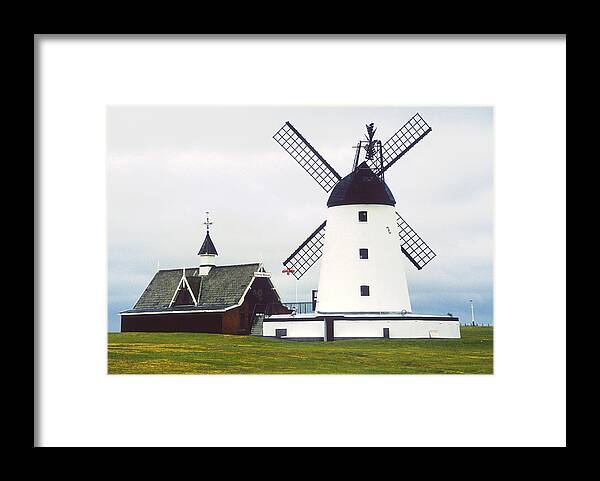 Lytham Framed Print featuring the photograph Windmill at Lytham by Gordon James