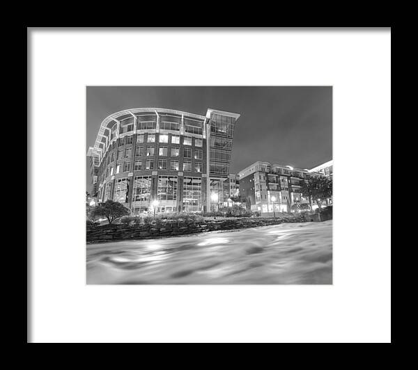 Falls Park Framed Print featuring the photograph Flooding at High Cotton by Josh Blaha
