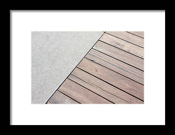 Material Framed Print featuring the photograph Floor by Hudiemm