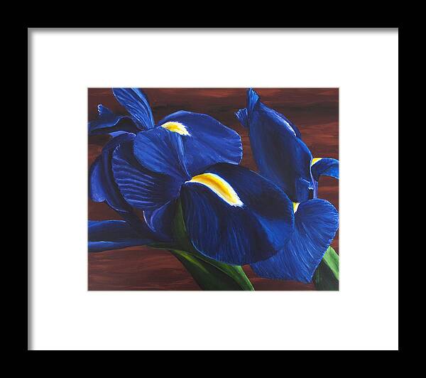 Flora Framed Print featuring the painting Flora Series-Number 9 by Jim Harper