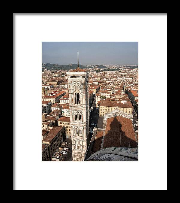 Architecture Art Framed Print featuring the photograph Florence from the Top of Brunelleschi's Dome by Melany Sarafis