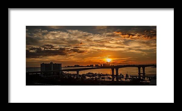 Florida Framed Print featuring the photograph Florida sunset by Jane Luxton