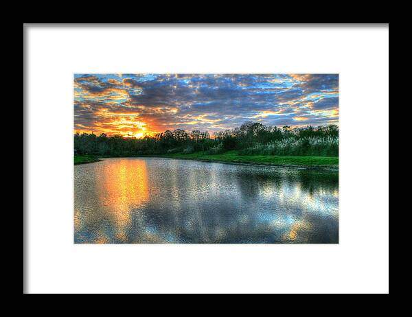 Sunset Framed Print featuring the photograph Florida Sunset by Steve Parr