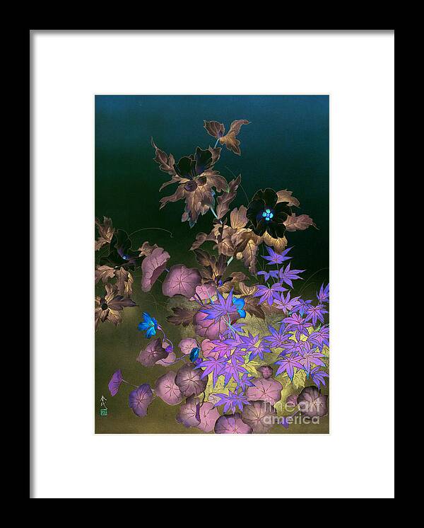  Haruyo Morita Digital Art Framed Print featuring the digital art Flower by MGL Meiklejohn Graphics Licensing