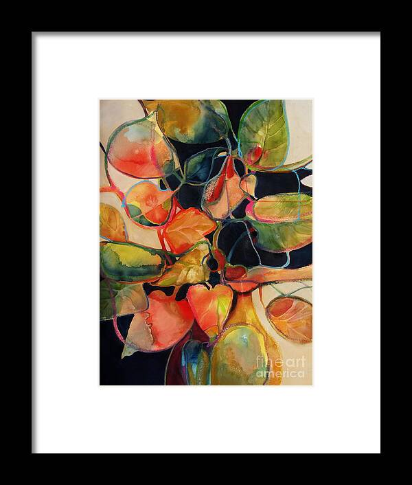 Flowers Framed Print featuring the painting Flower Vase No. 5 by Michelle Abrams