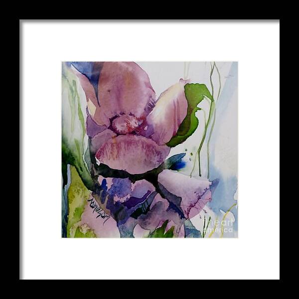 Hortensia Framed Print featuring the painting Flowers Flowers Flowers by Donna Acheson-Juillet