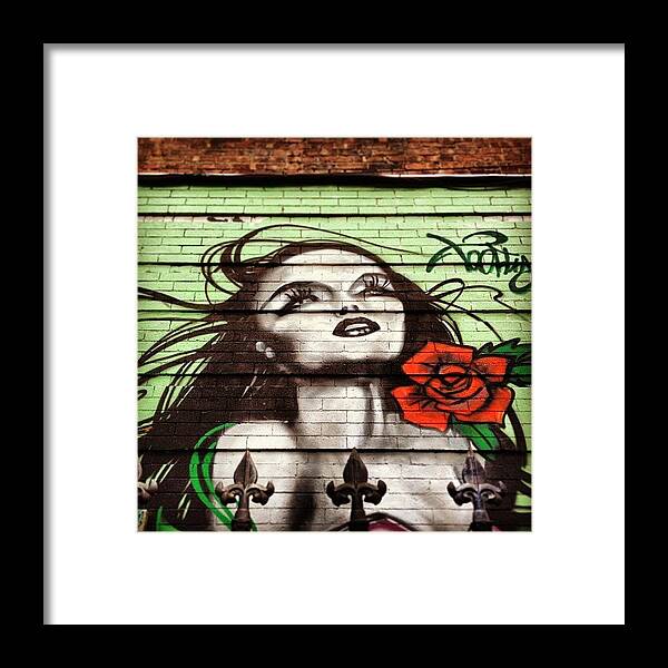 Girl Framed Print featuring the photograph Flowers for the Dead by Kerri Green