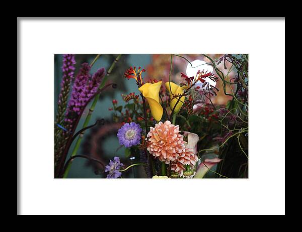 Love Framed Print featuring the photograph Flowers from my Window by Joseph Coulombe