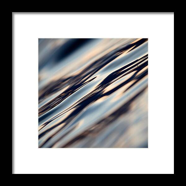 Lake Framed Print featuring the photograph Flowing Glass by Brad Brizek