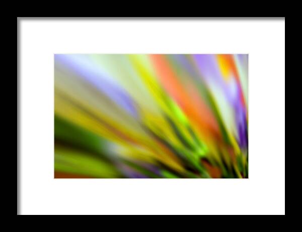 Abstract Framed Print featuring the mixed media Flowing With Life 16 by Angelina Tamez