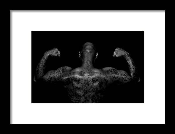 Tattoo Framed Print featuring the mixed media Body Art by Deborah Stanley