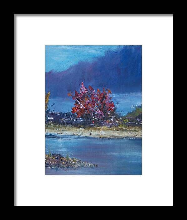 Woodland Framed Print featuring the painting flush of colour  original SOLD by Conor Murphy
