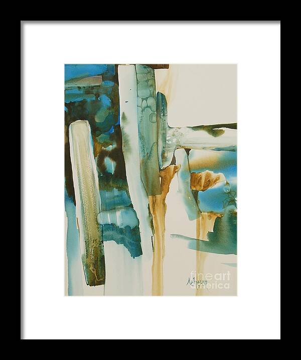 Bird Framed Print featuring the pastel Flutes by Donna Acheson-Juillet
