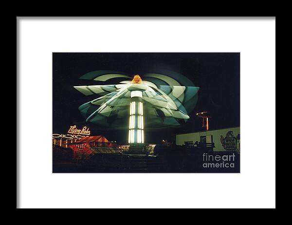 Carnival Framed Print featuring the photograph Flying Bob by Crystal Nederman