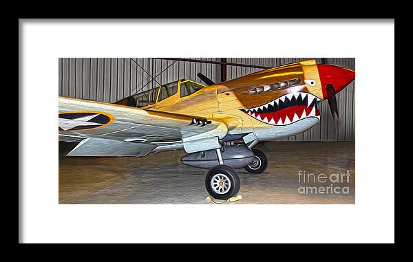 Flying Tiger Framed Print featuring the photograph Flying Tiger - 02 by Gregory Dyer