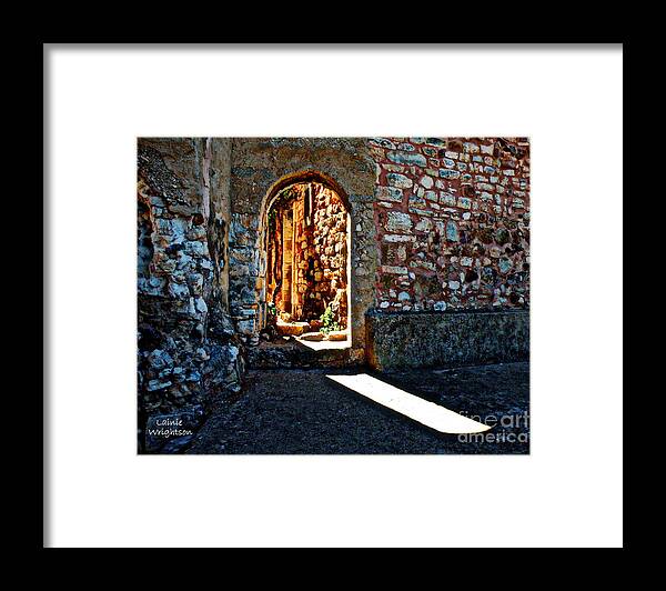 Entrance Framed Print featuring the photograph Focus On The Light by Lainie Wrightson