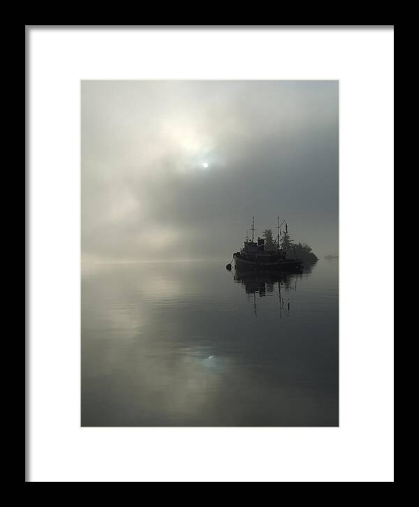 Marine Framed Print featuring the photograph Fog by Mark Alan Perry