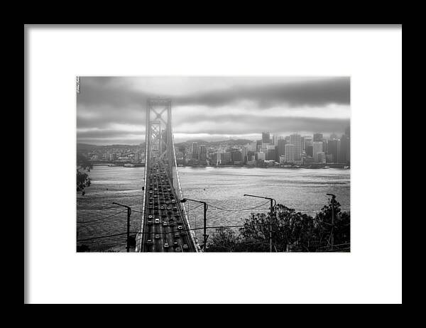 Bay Framed Print featuring the photograph Foggy City of San Francisco by Alexander Fedin
