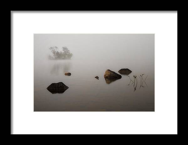 Moose Pond Framed Print featuring the photograph Foggy Morn by Darylann Leonard Photography