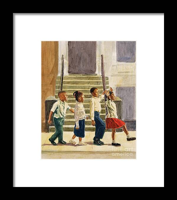 Conga Framed Print featuring the painting Follow Me by Colin Bootman