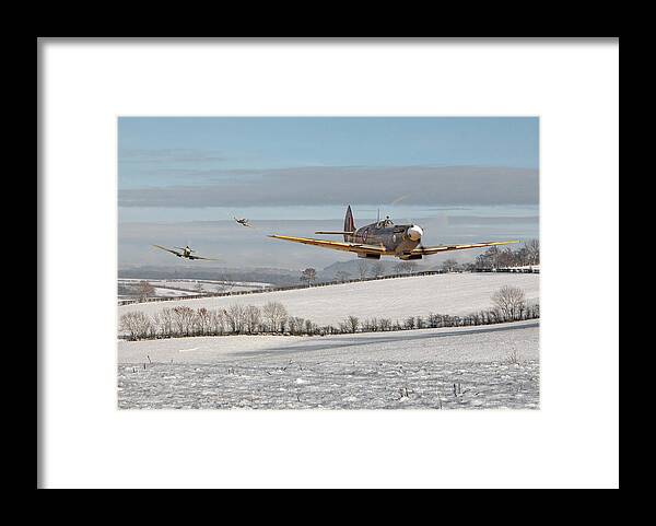 Aircraft Framed Print featuring the digital art Follow my Leader by Pat Speirs
