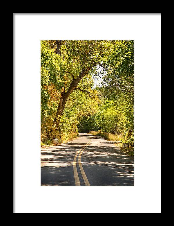 Colorado Framed Print featuring the photograph Follow the Yellow Lines by James BO Insogna