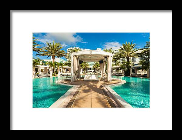 Architecture Framed Print featuring the photograph Fontainebleau Hotel by Raul Rodriguez
