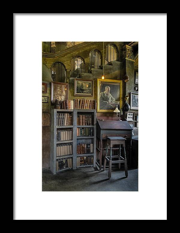 Byzantine Framed Print featuring the photograph Fonthill Castle Saloon by Susan Candelario