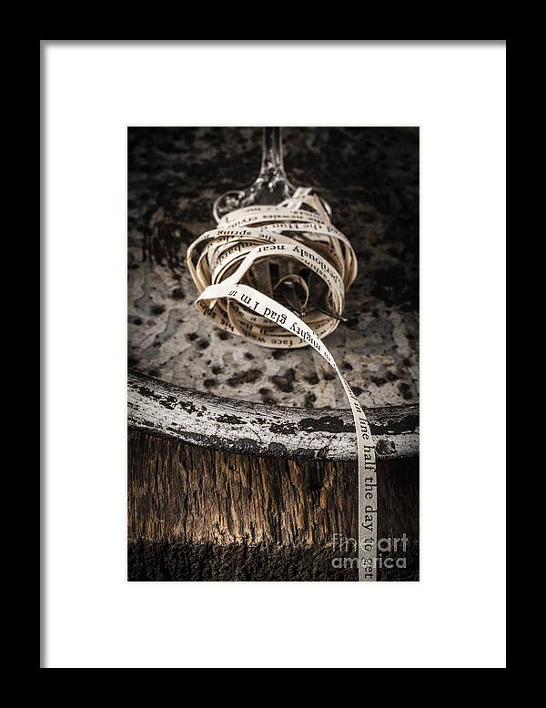 Words Framed Print featuring the photograph Food for Thought by Edward Fielding