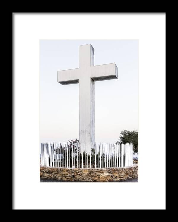 Religion Framed Print featuring the digital art For God So Loved The World by Photographic Art by Russel Ray Photos