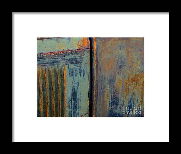 Rust Framed Print featuring the photograph For The Love of Rust III by Marilyn Smith