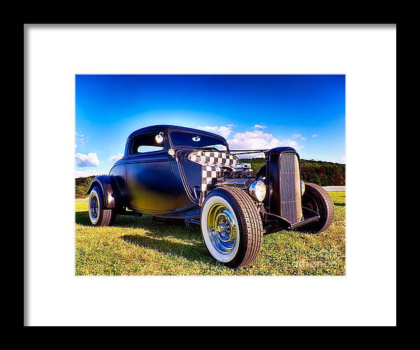 1930s Framed Print featuring the photograph Ford Coupe Hot Rod by Mark Miller