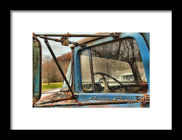 F-600 Framed Print featuring the photograph Ford F-600 History by Adam Jewell