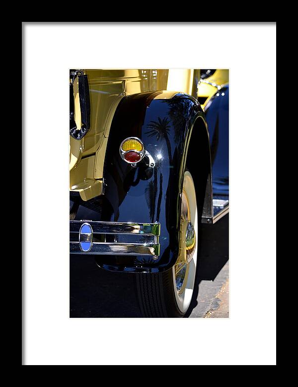 Black Framed Print featuring the photograph Ford Pickup by Dean Ferreira