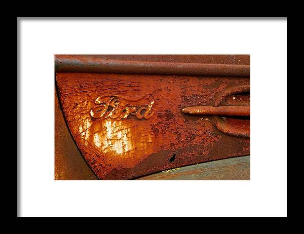 1946 Ford Truck Framed Print featuring the photograph Ford by Randy Pollard