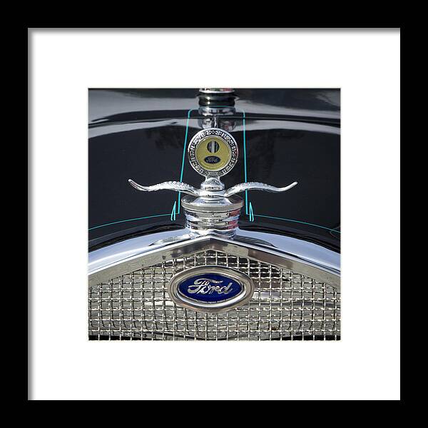 Hot Rod Framed Print featuring the photograph Ford by Ron Roberts