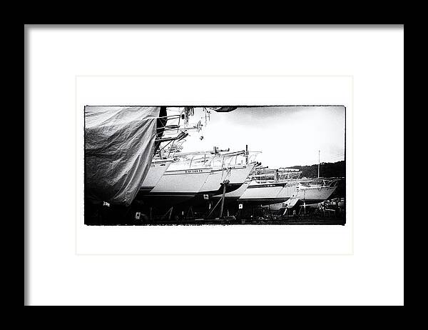 Summer Framed Print featuring the photograph Forgotten Boats by Monroe Payne