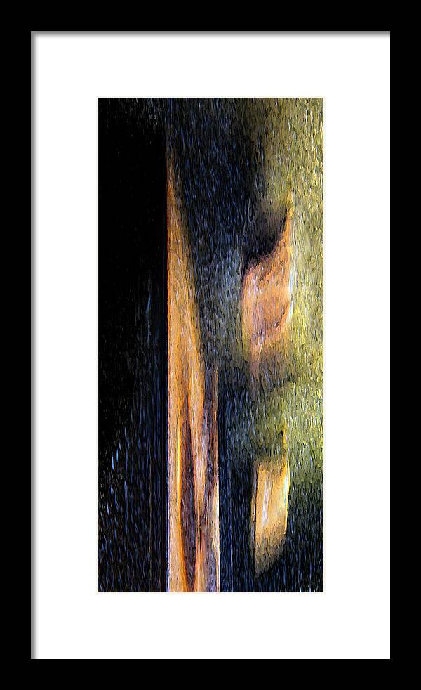 Abstract Framed Print featuring the photograph Form and Shadow by Murray Bloom