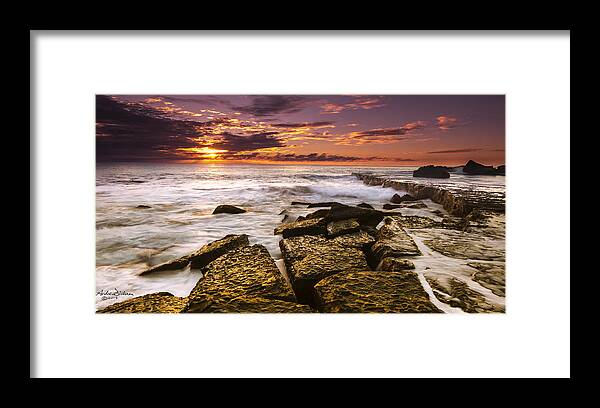 Forresters Framed Print featuring the photograph Forresters Rocks by Andrew Dickman