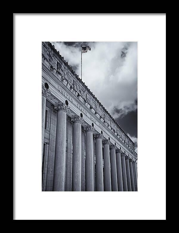 Joan Carroll Framed Print featuring the photograph Fort Worth Post Office II by Joan Carroll