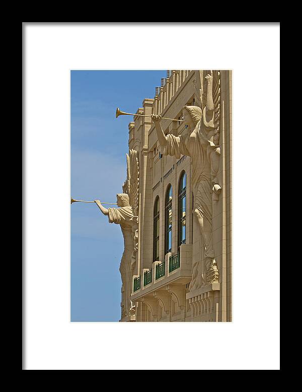 Ort Worth Framed Print featuring the photograph Fort Worth's Angels by John Babis