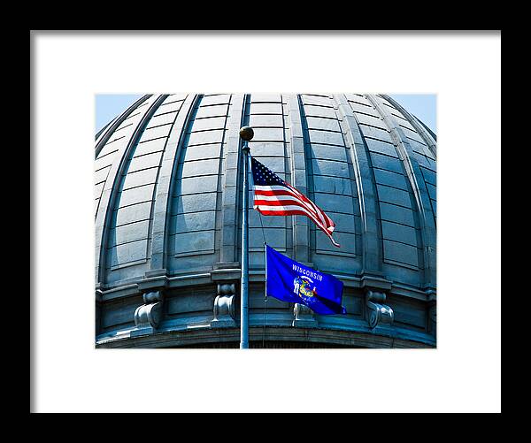 American Framed Print featuring the photograph Forward by Christi Kraft