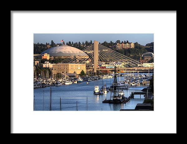 Thea Framed Print featuring the photograph Foss Waterway Tacoma by Rob Green