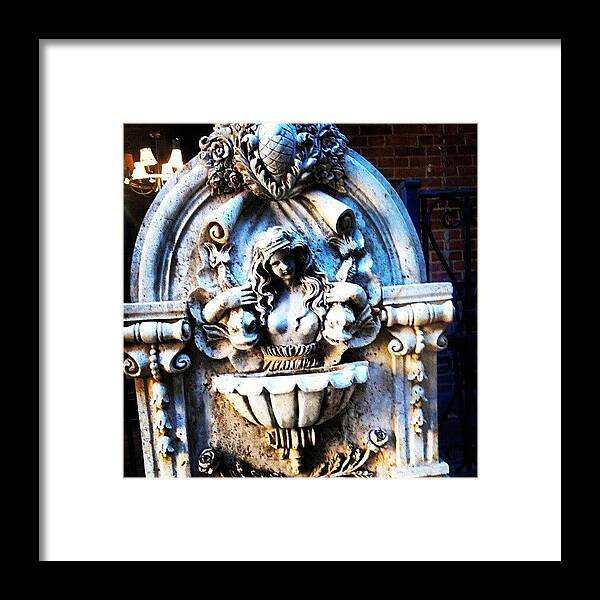 Photooftheday Framed Print featuring the photograph Fountain by Genevieve Esson