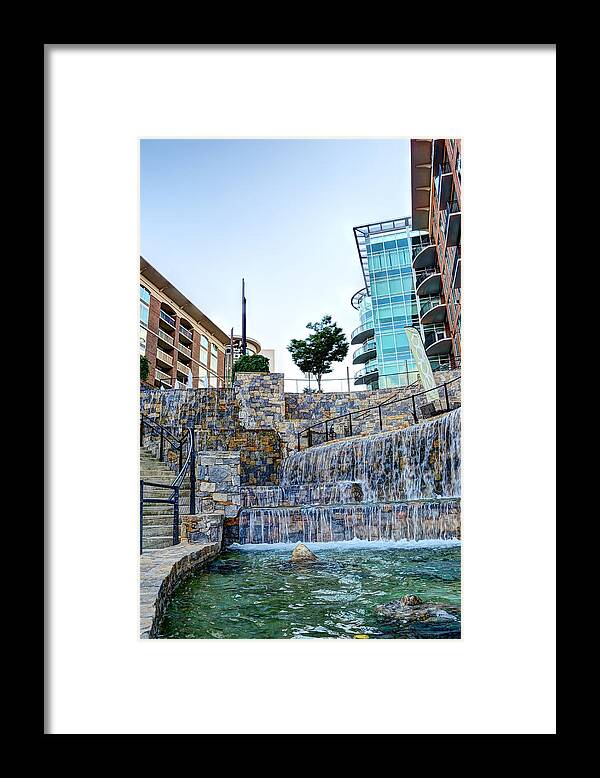 Fountain Framed Print featuring the photograph Fountains by David Hart