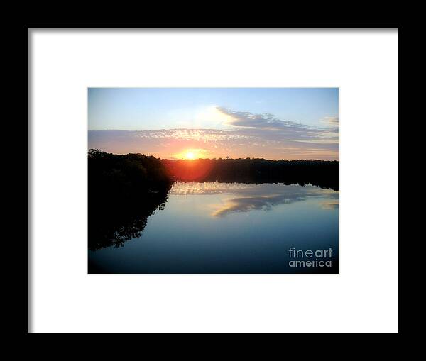 Fox River Framed Print featuring the photograph Fox River by Michael Creamer