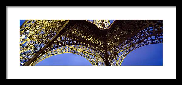 Photography Framed Print featuring the photograph France, Paris, Eiffel Tower by Panoramic Images