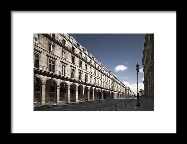 Rue De Rivoli Framed Print featuring the photograph France, Paris, Rue de Rivoli by Jorg Greuel