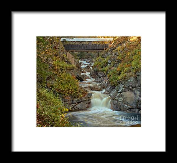 Liberty Gorge Framed Print featuring the photograph Franconia Notch Liberty Gorge by Adam Jewell