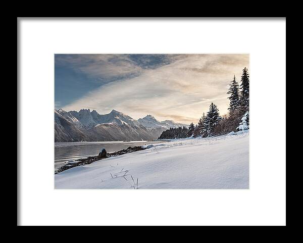Alaska Framed Print featuring the photograph Fresh Snow by Michele Cornelius